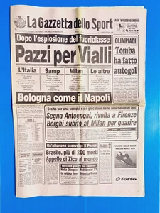 Gazzetta Dello Sport 22 Febrero 1988 Olimpiadi-Tomba-Alluvione Brasile-Bologna - Imagen 1 de 2