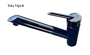 TEKA Vigo B granite kitchen faucet aquamarine blue with solid chrome hand shower original packaging - Picture 1 of 8