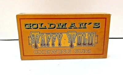 Primitive Decorative Vintage Ad TAFFY BOX Display Retro country/Farmhouse - Image 1 of 4