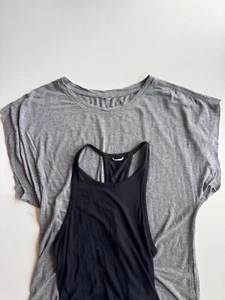 Lote de 2 Camisetas KIT & ACE - Camiseta Gris Músculo y Camiseta Negra Espalda Corredora - Imagen 1 de 11