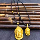 Buddhist Guanyin Pendant Necklace Gold Plated Chinese Style Ornament Maitreya ny