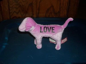 PELUCHE VICTORIA SECRET ROSA AMOR CACHORRO PERRO - Imagen 1 de 4