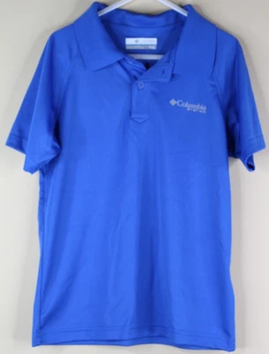 Columbia Boys Polo Polyester Shirt Blue Size XS (6) - Image 1 of 4