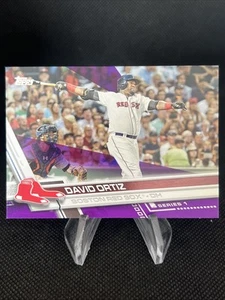 DAVID ORTIZ 2017 TOPPS TOYS R US PÚRPURA SP #350 RED SOX - Imagen 1 de 2