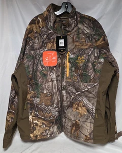 Realtree Men's Camo Softshell Jacket 2XL - Water Resistant/Windproof - Picture 1 of 4