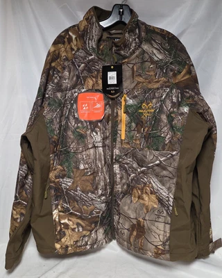 Realtree Men's Camo Softshell Jacket 2XL - Water Resistant/Windproof - Image 1 of 4