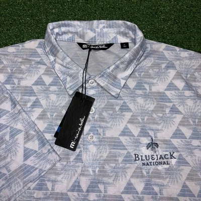 NUEVA Camisa Polo de Golf Bluejack National TRAVIS MATHEW NUEVA CON ETIQUETAS Rendimiento Nueva con Etiquetas Para Hombres XL Foto 1 de 4