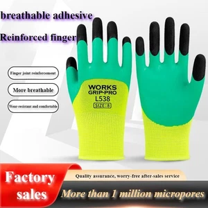FUNCIONA Guantes Espuma Goma Transpirable, Resistentes al Desgaste y Antideslizantes 6-72 Pares -L - Imagen 1 de 10