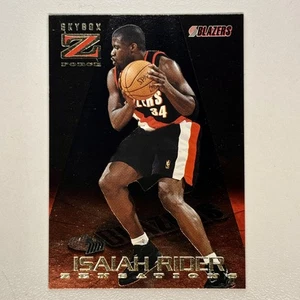 1996-97 SkyBox Z Force #17 Isaiah Rider Zensations - Picture 1 of 2