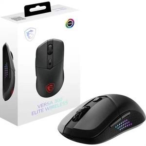 MSI VERSA 300 ELITE W Ratón Inalámbrico para Juegos Ligero 65g Cableado Inalámbrico Symme - Imagen 1 de 7