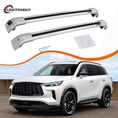 2P Cross Bar for Infiniti QX50 QX55 2019-2025 Cargo Carrier Lockable Roof Rack - Image 1 of 4