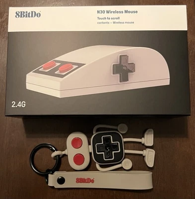 8BitDo N30 2.4Ghz Wireless Mouse NEW SEALED PC Windows Mac - Image 1 of 4
