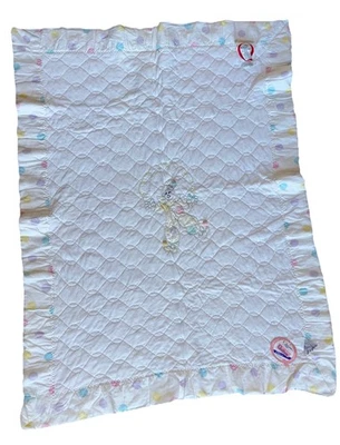 De colección. Quiltron The QUILTEX Co Manta Infantil Bebé Payaso Cuna Borde Satinado con Caja Foto 1 de 4