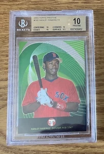 2003 Topps Pristine Refractor " BGS 10 #160 Hanley Ramiez Pr: /499. - Bild 1 von 2