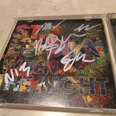 SIGNED st.lucia - when the night autograph cd - Image 1 of 3