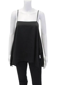 Julie Brown Womens Spaghetti Strap Sleeveless Tank Top Black Size Small - Picture 1 of 6