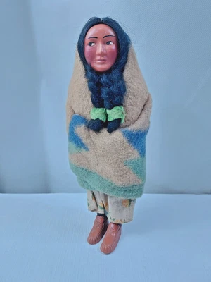 Muñeca Skookum Bully de colección 9" buena india nativa americana todo original EE. UU. Foto 1 de 4