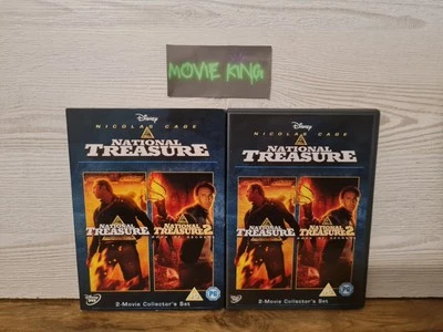 National Treasure 1 & 2 (DVD, 2008) Nicolas Cage {Walt Disney} [Region 2] [UK] - Image 1 of 4