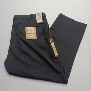Pantalones de cintura Haggar Cool 18 Performance ajuste clásico sin hierro cómodos para hombre 38x29 - Imagen 1 de 7