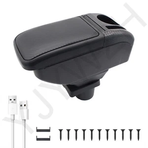 Armrest Box for HONDA CR-Z With 4 USB Ports & 2 Type-C Interfaces And Cup Holder - Picture 1 of 14