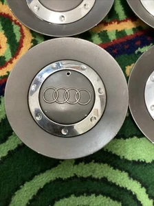 2002 - 2005 Audi A4 Gray Center Cap Fits 5 Spoke 16" Wheel ADB0061021 1piece - Picture 1 of 10