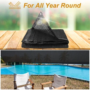 60% Shade Cloth Anti-Aging Sun Mesh UV Resistant Net Sunblock Plant Garden Tarp - Picture 1 of 25