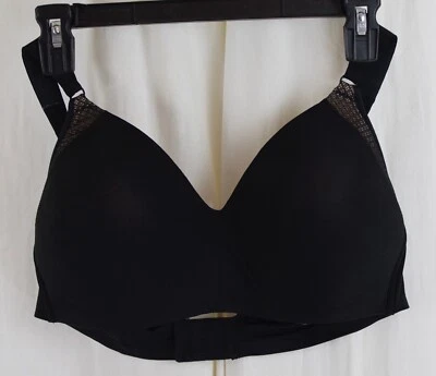 Warners Women's Push Up Wireless Bra Black Size 38D - Image 1 of 3