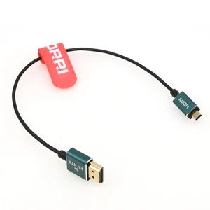 Canon R7 R6 R5 to Desview R6 II Monitor High Speed 8K Micro HDMI-HDMI 2.1 Cable - Picture 1 of 10