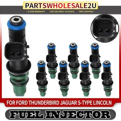 8x Inyector de combustible para Ford Thunderbird 2002 Jaguar S-Type 2000-2002 Lincoln LS Foto 1 de 4