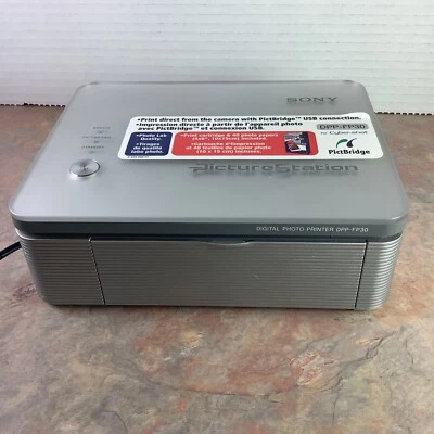 Sony Picture Station Digital Photo Printer DPP-FP30 for Cyber-Shot F Series Used - Image 1 of 4