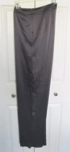 GORG! St. John PEWTER Straight Leg DIANA Shiny Dress Pants 12 $595 - Picture 1 of 4