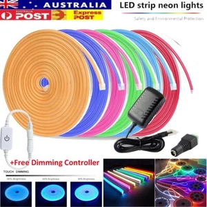 5M Led Neon lights Flex Rope 12V Waterproof light strip flexible Bar Adv Sign AU - Picture 1 of 20