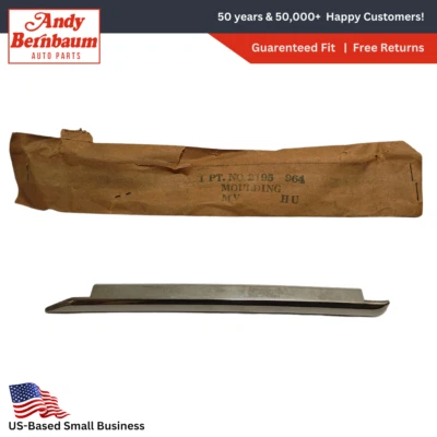 1961-1972 Plymouth Valiant Outside Quarter Window Chrome Molding 2195964 NOS. - Image 1 of 4