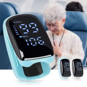 Ossimetro Pulsante Fingertip SpO2 Cardiofrequenzimetro Monitor Saturazione Ossigeno Sangue - Foto 1 di 16