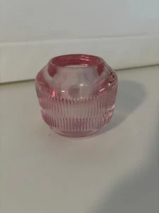 Teelichter Glas Rosa - Bild 1 von 3
