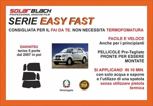 Pellicole Oscuranti Vetri Daihatsu TERIOS 5p dal 2007 in poi posteriori Easy Fas - Imagen 1 de 1