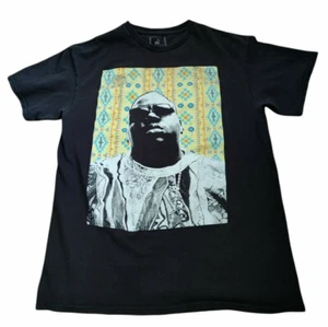 The Notorious BIG Mens hip hop men Size Medium T-shirt Rap Black BIGGIE - Picture 1 of 4