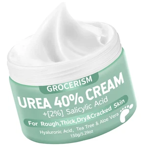 Grocerism Urea Cream 40 Percent For Feet Plus 2% Salicylic Acid 5.29 oz ||-US... - Picture 1 of 8
