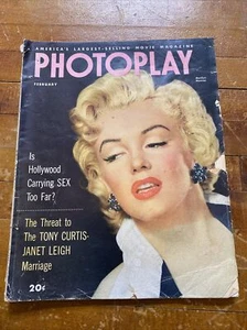 February 1953 Photoplay Magazine Marilyn Monroe Cover Intact - Picture 1 of 8