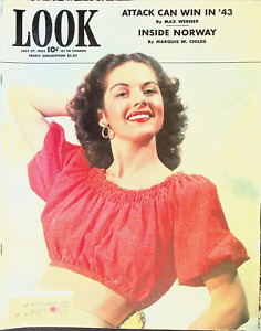 Look Magazine July 27 1943 WWII Nelson Rockefeller Berry Hutton Betty Bruce