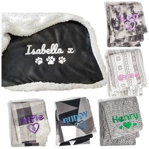 Coperta Personalizzata Supersoft Doppio Strato Cane Gatto/Pile/Lancio Grande 120x150cm - Foto 1 di 14