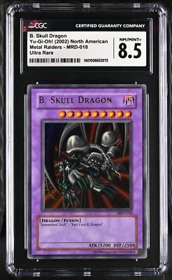 2002 Metal Raiders #MRD-018 Black Skull Dragon 18 CGC 8.5 Yu-Gi-Oh - Image 1 of 2