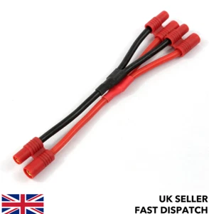 HXT 3.5mm bullet/banana parallel connector/adaptor/cable for RC drone/buggy - Picture 1 of 4
