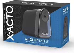X-ACTO Mighty Mite Electric Pencil Sharpener, Black/Silver (19501/19501X) - Picture 1 of 12