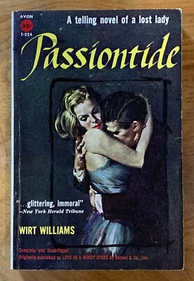 Passiontide by Wirt Williams - VG vintage 1958 Avon lust pb, GGA - Image 1 of 4