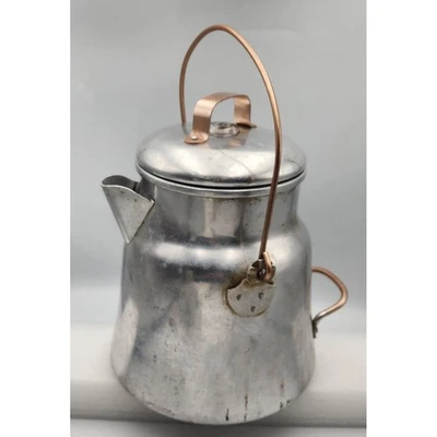 WearEver Aluminum Kettle No 3116 Vintage Copper Handle Spout Made USA - Image 1 of 4