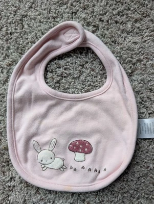 Gymboree Cozy Critters 2005 Bunny Mushroom Bib - Image 1 of 3