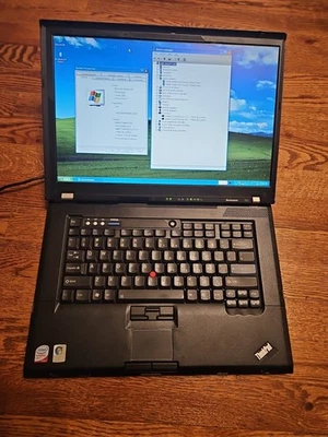 Thinkpad T61 15" Laptop Intel T7500,4GB/250GB/1280x800 Win XP Ready to Use - Image 1 of 4