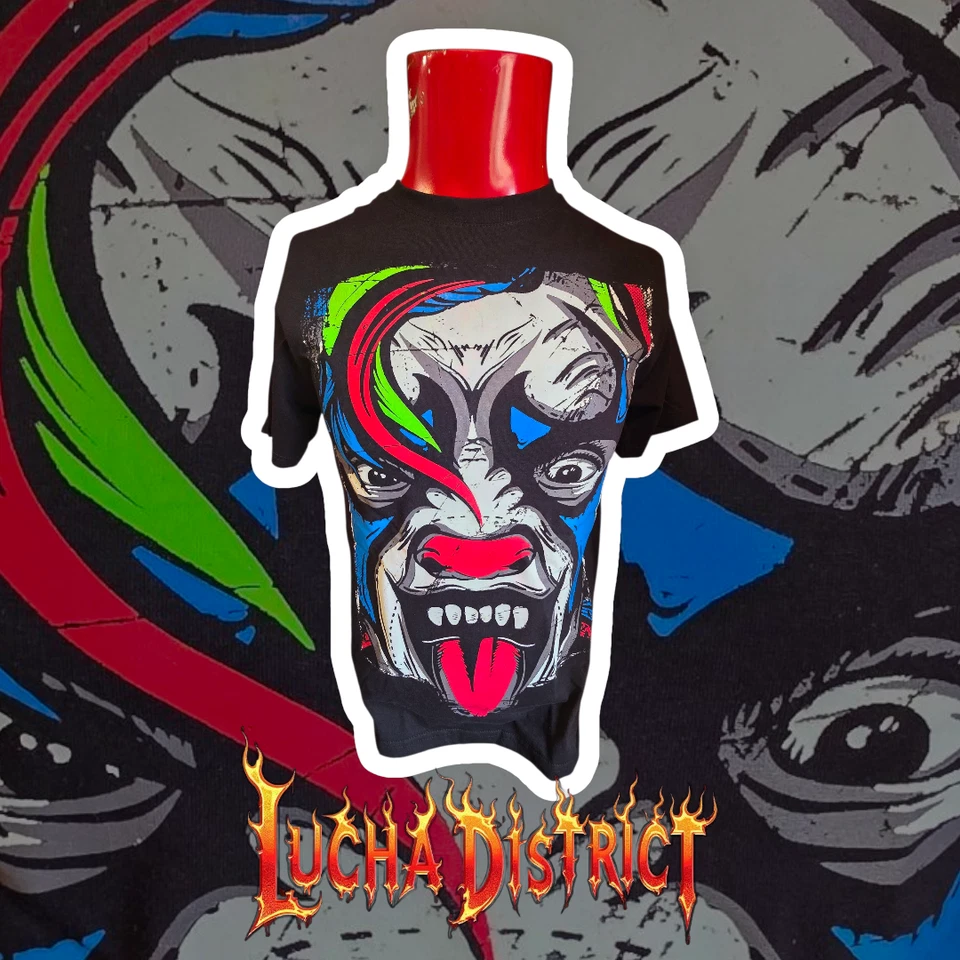 Camisetas adultas Psycho Clown Lucha Libre - Imagem 1 de 1