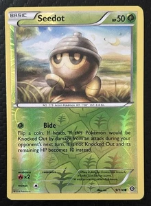 Pokémon TCG - Seedot Reverse Holo 9/114 Englisch XY Steam Siege - Bild 1 von 2